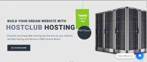 Unlimited web hosting $29.95 a year ... FREE domain