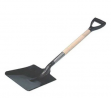 2 ft. Metal Shovel with Wooden Handle For Gardening (Square Shape)