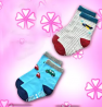 2 Pair Multicolor kids Socks by Any color