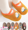 Baby floor socks children's spring and autumn and winter indoor non-slip soft bottom plus velvet ste