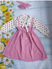 Baby tie gown for girl stylish dress