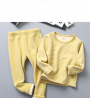Children's warm underwear children's wear Plush thickening Set Boys' autumn clothes autumn Pants Gir