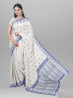 Cotton Sharja Saree with Blouse Piece - SRH21