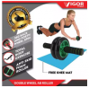 Double Wheel ABS Roller with Free Knee Mat