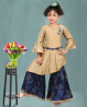 Indian Silk Party Dress for Girls – D5007