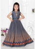 Indian Silk Party Gown for Girls – 548