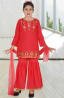 Indian Soft Georgette Garara Dress Set for Girls – 2136