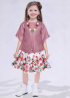 Indian Soft Shatin Tops and Skirt for Girls – 575