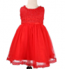 kids dream toddler little girl red princess christmas dress