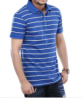Men's Polo Shirt Blue Stripe WINNER013-16