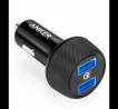 PowerDrive Speed 2 Quick Charge 3.0 39W Dual USB Car Charger Black