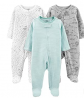 Simple Joys By Carter's Baby 3-Pack Cotton Footed Sleep And Play