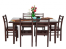Six Seated Dining Table 6034 WF MG
