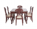 Six Seated Dining Table 6070 WF MG without glass Top