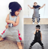 Sleeveless Jumpsuit Dinosaur black Romper Outfits Clothes