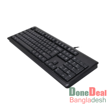 A4 Tech KRS-92 Black USB FN-Hotkeys Multimedia Keyboard with Bangla