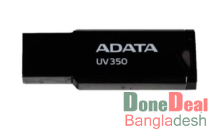 ADATA 128 GB UV350 USB 3.2 Black Metal Pen Drive