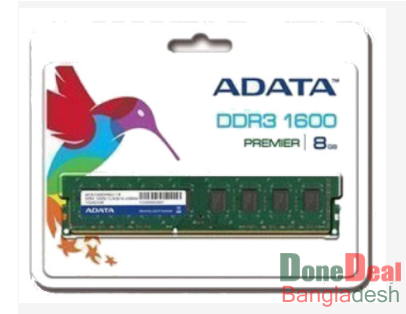 Adata 8GB DDR3 1600 MHz BUS Desktop PC RAM