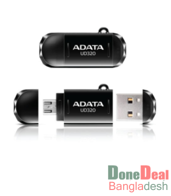Adata UD320 16GB USB OTG Black Pen Drive
