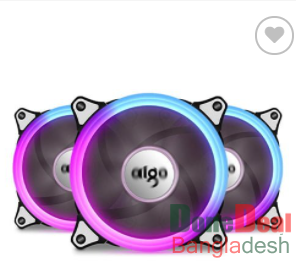 Aigo Aurora C3 Kit 3 Pack 120mm RGB Case Fan