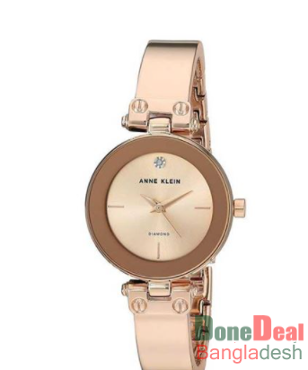 Anne Klein Rose Gold-Tone Bangle Ladies Watch - AK/3236RGRG