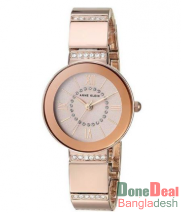 Anne Klein Rose Gold-Tone Bracelet Ladies Watch - AK/3190RGRG