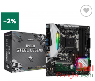 Asrock B450M Steel Legend AMD Motherboard