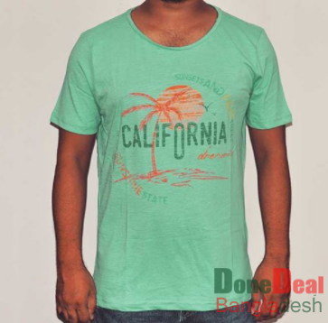 CALIFORNIA Half Sleeve T-shirt for Men - SIWG9