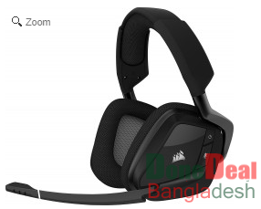 Corsair VOID PRO RGB Wireless Premium Gaming Headset With Dolby® Headphone 7.1 — Carbon / White (AP)