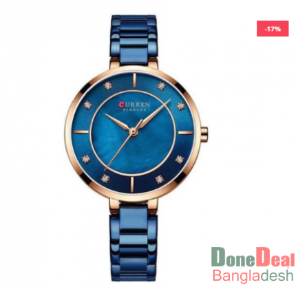 CURREN 9051 Quartz Bracelet Watch for Women – Blue