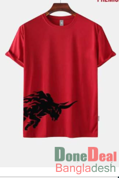 Fabrilife Half Sleeve Cotton T-shirt for Men - DT09