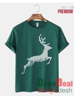 Fabrilife Half Sleeve Cotton T-shirt for Men - DT05