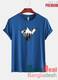 Fabrilife Half Sleeve Cotton T-shirt for Men - DT03