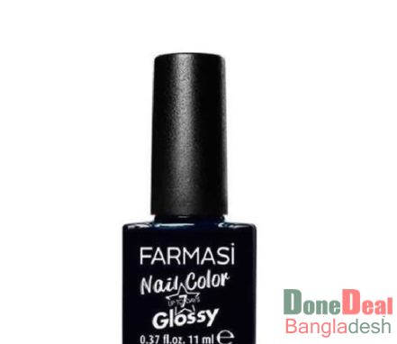 FARMASi Nail Color Classic Glossy #16 (Black Art) FAR-084
