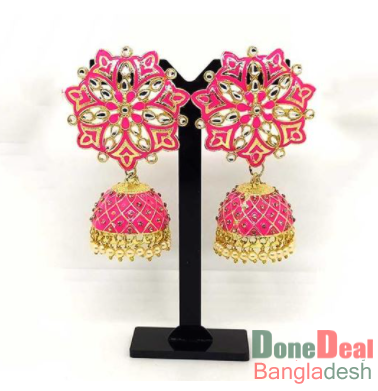 Gold Plated Jhumka Earring TR-1334