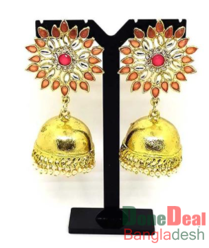 Gold Plated Jhumka Earring TR-1343