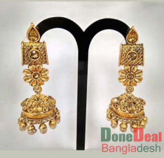 Gold Plated Jhumka for Women – TR382