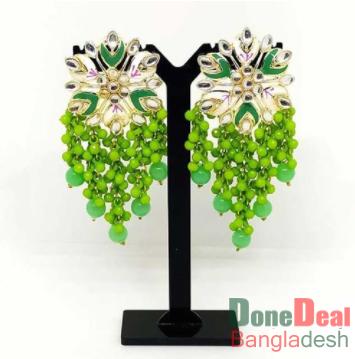 Gold Plated Meena Earring TR-1337