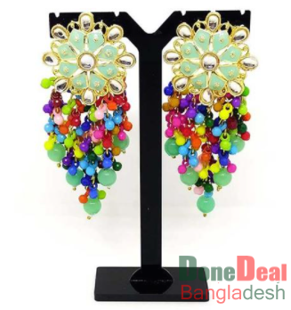 Gold Plated Meena Earring TR-1338