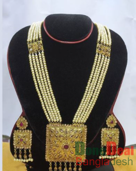 Gold Plated Necklace & Earring Set – TC13