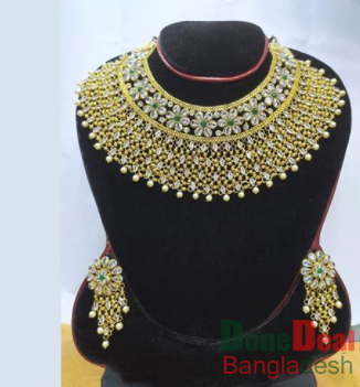 Gold Plated Necklace & Earring Set – TC14