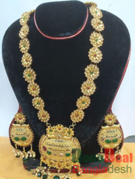 Gold Plated Necklace & Earring Set – TC19