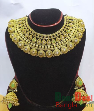 Gold Plated Necklace & Earring Set – TC20