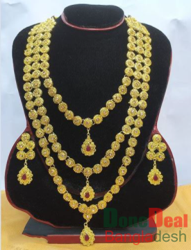Gold Plated Necklace & Earring Set – TC9