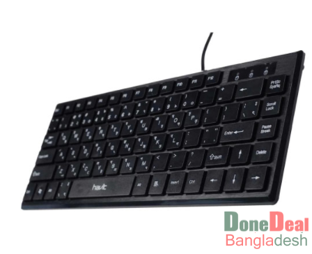 Havit KB329 Black USB Mini Keyboard with Bangla