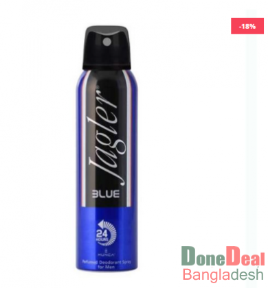 JAGLER Blue Deodorant Body Spray for Men - 150 ML
