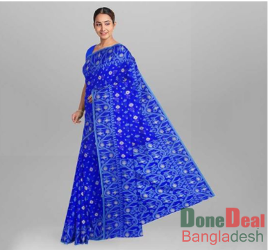 Jamdani Design Tangail Half Silk Saree - SHS01
