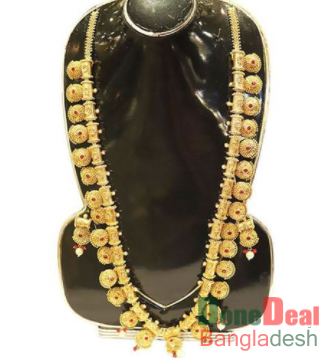 Jaypuri Dana Shita Pearl Stone Work Jewelry Set (BK 03)