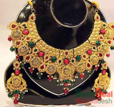 Jaypuri Metal Jarwa Necklace – BK 34