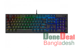 K60 RGB PRO Mechanical Gaming Keyboard — CHERRY VIOLA — Black